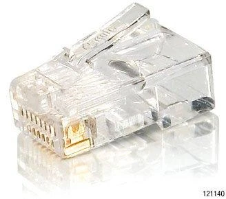 Equip 121140 laido jungtis RJ-45 (8P8C) Permatomas