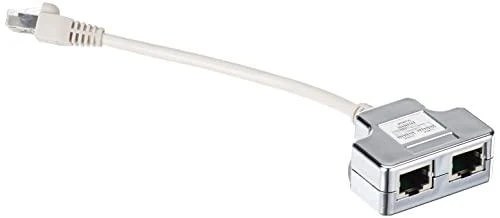 Assmann Electronic Assmann elektroninis DIGITUS T adapteris RJ45 CAT5e 19cm nuo 1xRJ45 M iki 2xRJ45 F ekranuotas