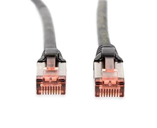 Digitus Patchcord CAT6, S-FTP, 3m, juoda, 10 vnt (DK-1644-030-BL-10)