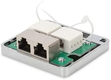 Digitus DIGITUS Professional Cat 6A paviršutiniška dėžutė, 2 kartus