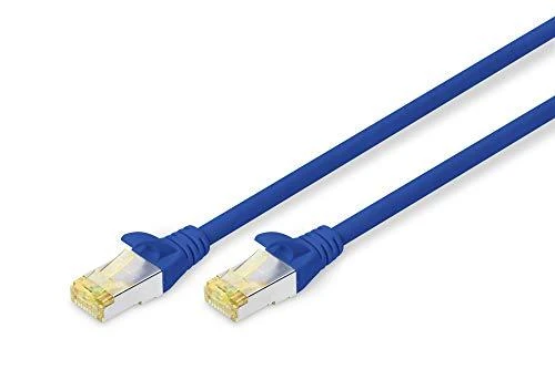 Assmann Electronic DIGITUS patchable CAT6A 2,0m pilkas LSOH 4x2 AWG 26/7 vytos poros 2xRJ45 pilkas