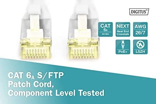 „Digitus CAT 6A S/FTP“ jungiamasis kabelis, testuotas komponentų lygmenyje (DK-1644-A-030CL)