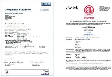 Assmann Electronic DIGITUS DK-1614-A-VH-5 CAT 6A U-UTP instaliacinis kabelis 500MHz Dca EN 50575 AWG 23/1 500m būgnas sx mėlynas