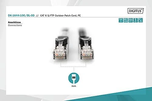 Digitus 6 mėlyna 1 m (DK- 1612- 010 / B)