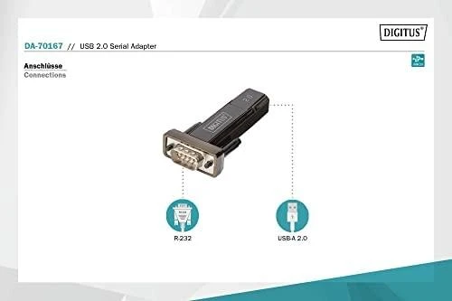 Assmann Electronic DIGITUS USB 2.0 serial adapter