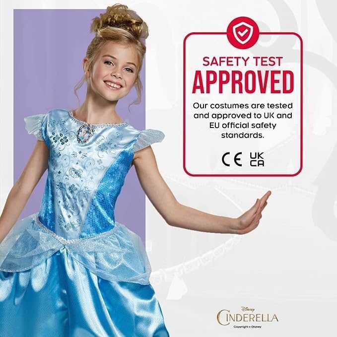 Disguise,Disney Persirengėlis - Klasikinis Pelenės kostiumas (128 cm) (140499K)