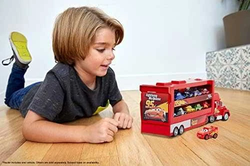 Mattel Cars transporteris Makas mini lenktynininkams (GNW34)