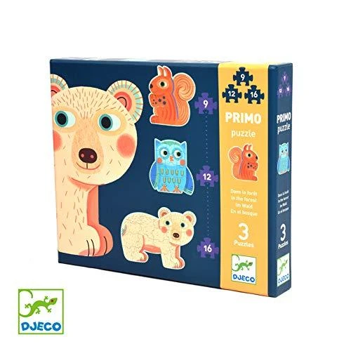 Djeco Progresyvi dėlionė – Miške (9, 12, 16 det.) ( DJ07143 )