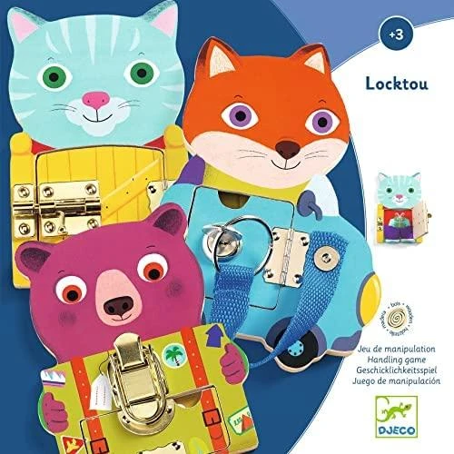Djeco Mokomasis medinis žaidimas - Locktou ( DJ01664 )