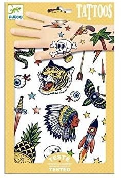 Djeco Tatuiruotės - Laukiniai (50+ tatuiruočių) ( DJ09577 )