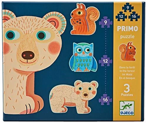 Djeco Progresyvi dėlionė – Miške (9, 12, 16 det.) ( DJ07143 )