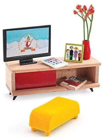 Djeco Lėlių baldai - TV kambarys ( DJ07827 )
