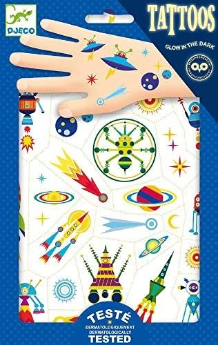 DJECO Body Art Taturuotės Keistasis kosmosas, DJ09590 ( DJ09590 )