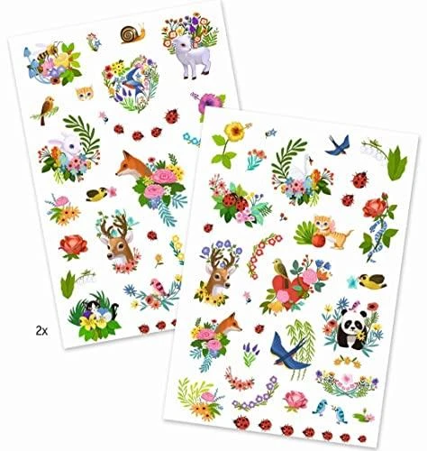 Djeco Tatuiruotės - Pavasaris (50+ tatuiruočių) ( DJ09591 )