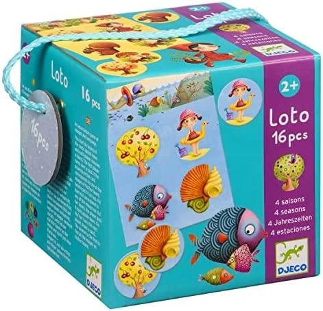 Lotto Djeco Loto žaidimas - 4 sezonai (16 vnt.) ( DJ08123 )