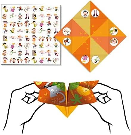 Djeco Origami rinkinys - Paukščių žaidimas (Popierinis būrėjas) ( DJ08764 )
