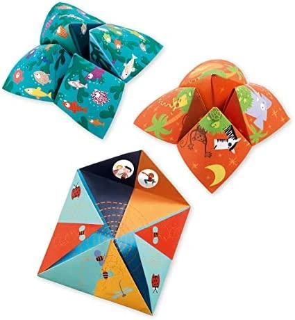 Djeco Origami rinkinys - Paukščių žaidimas (Popierinis būrėjas) ( DJ08764 )