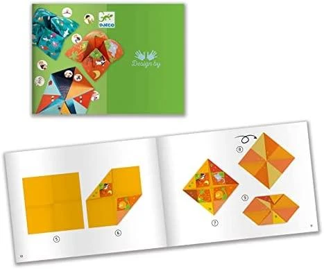 Djeco Origami rinkinys - Paukščių žaidimas (Popierinis būrėjas) ( DJ08764 )