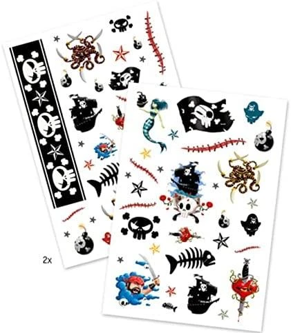 Djeco Tatuiruotės - Piratai (50+ tatuiruočių) ( DJ09584 )