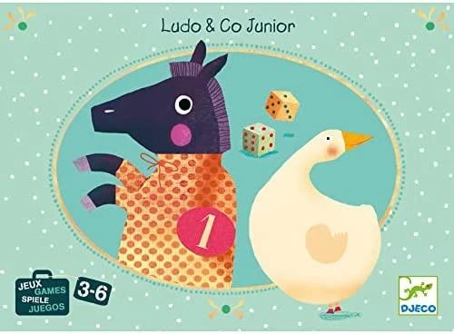 Djeco Klasikinių stalo žaidimų rinkinys - Ludo ir Žąsis ( DJ05226 )