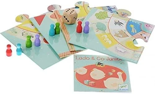 Djeco Klasikinių stalo žaidimų rinkinys - Ludo ir Žąsis ( DJ05226 )