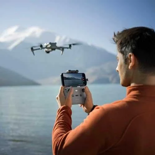 Dronas DJI Air 3S Fly More Combo (DJI RC)