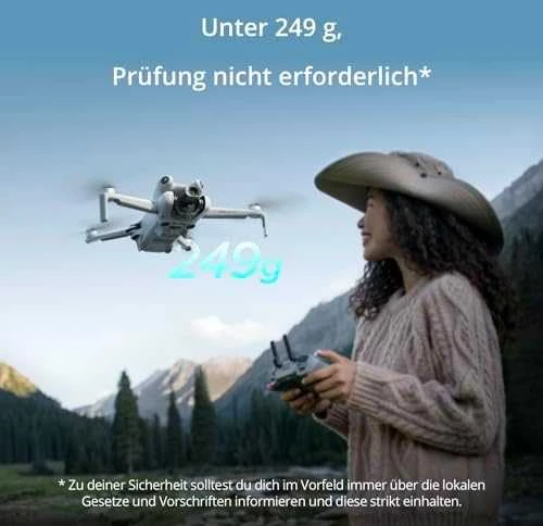 DJI Mini 4 Pro Fly More Combo (DJI RC 2) dronas