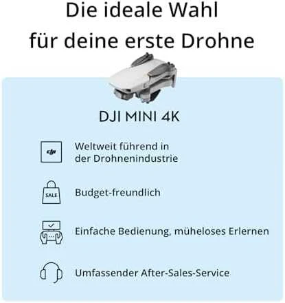 Dronas  DJI Mini 4K Fly More Combo su DJI  RC-N1C valdymo pultu