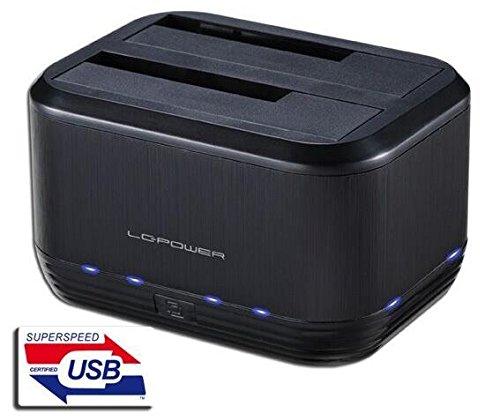 Prijungimo stotis LC-Power 2,5 "/ 3,5" SATA - USB 3.2 Gen 1 (LC-DOCK -U3-III)