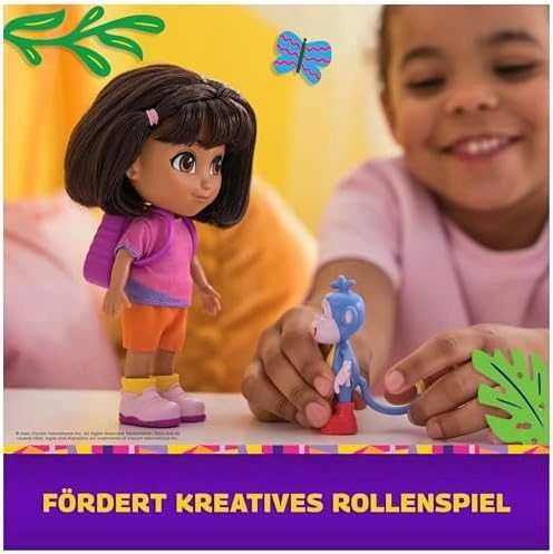 Spin Master DORA TYRINĖTOJĖ lėlė Kasdieninė paprasta Dora 15 cm