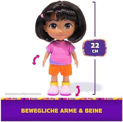 Spin Master DORA TYRINĖTOJĖ lėlė Kasdieninė paprasta Dora 15 cm