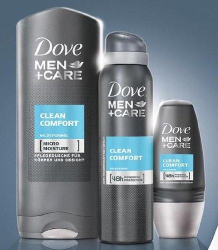 Dove Antiperspirant Purškiklis Men + Care Clean Comfort, 150 ml