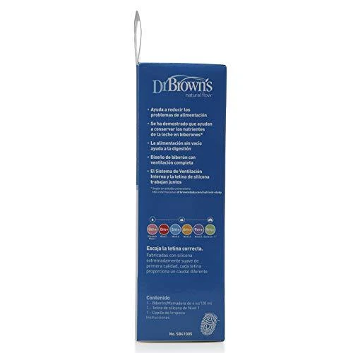 DR. BROWN'S buteliukas OPTIONS+ siauru kakleliu 120ml, SB41005-P4