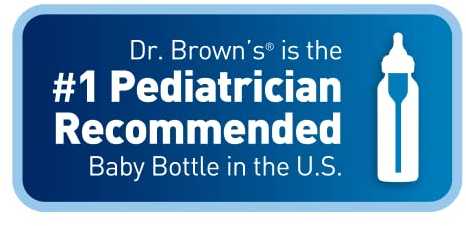 Dr. Browns Crystal Wide Mouth Bottle buteliukas 150 ml