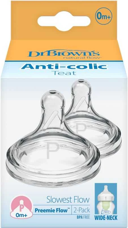 DR.BROWN´S Dr.Brown's Preemie Flow čiulptukas 2 vnt