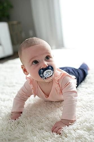 Dr Browns Dr.Browns PV22015 Ortodontinis čiulptukas PreVent BUTTERFLY 6-12m kolekcija gyvūnai mėlyni 2pack