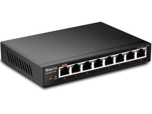 Šakotuvas DrayTek VigorSwitch G-1080 8 prievadų