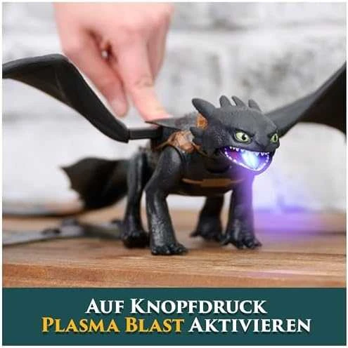 Spin Master DRAGONS Interaktyvus plazma šaudantis slibinas Nakties Įniršis
