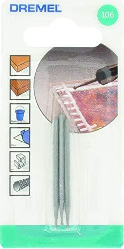 Dremel Bosch 106 Freza graviravimui, D=1,6 mm, 3 vnt.
