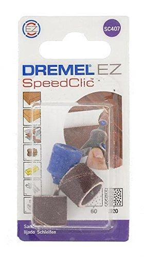 Dremel Šlifuojamasis būgnas su koteliu ir šlifavimo juosta