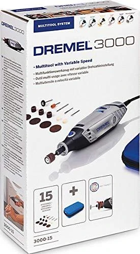 DREMEL 3000 serijos rotacinis įrankis + 15 priedų