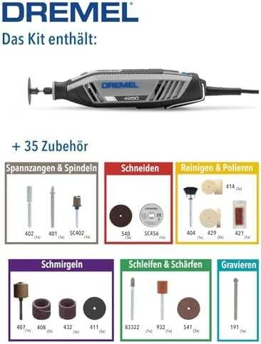 Dremel daugiafunkcinis įrankis 4250-35 su 35 priedais