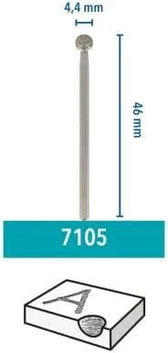 DREMEL Deimantinis taškinis antgalis D=4,4, 2 vnt.