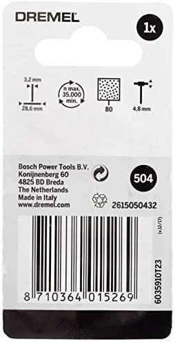 Dremel Bosch 504 Žied. šlif. diskas K80, D=28,6 mm, 1 vnt.