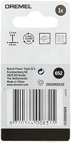 Dremel Bosch 652 HSS freza D=4,8 mm, 1 vnt.