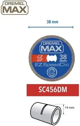 Dremel Bosch SC456DM Pjovimo diskas EZ SpeedClic D=38, 1 vnt