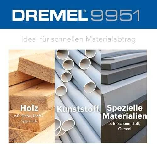 Dremel Bosch 9951DM Grūd. nerūdijan. plienas freza,D=9,0mm,1vt
