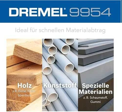 Dremel Bosch 9954DM Grūd. nerūdijan. plienas freza,D=7,9mm,1vt