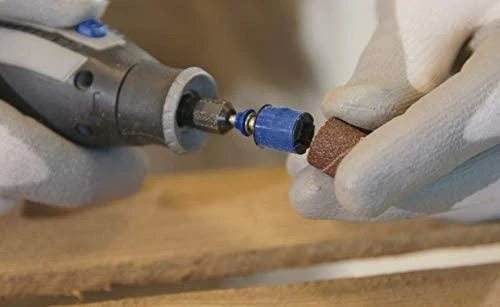Dremel Šlifuojamasis būgnas su koteliu ir šlifavimo juosta