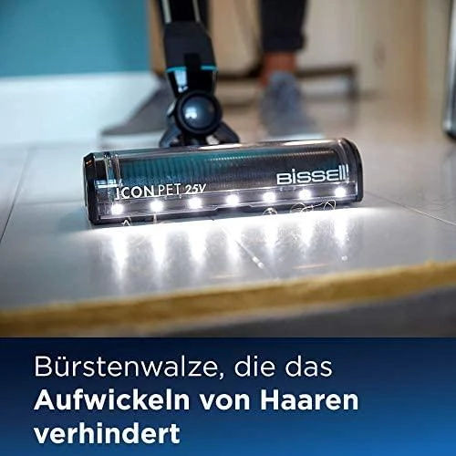 Bissell Dulkių siurblys Icon Pet 25V Belaidis veikiantis, Rankinė ir rankinė, 25,2 V, Veikimo laikas (maks.) 50 min., Juodas, Garantija 24 mėn., Baterijos garantija 24 mėn.